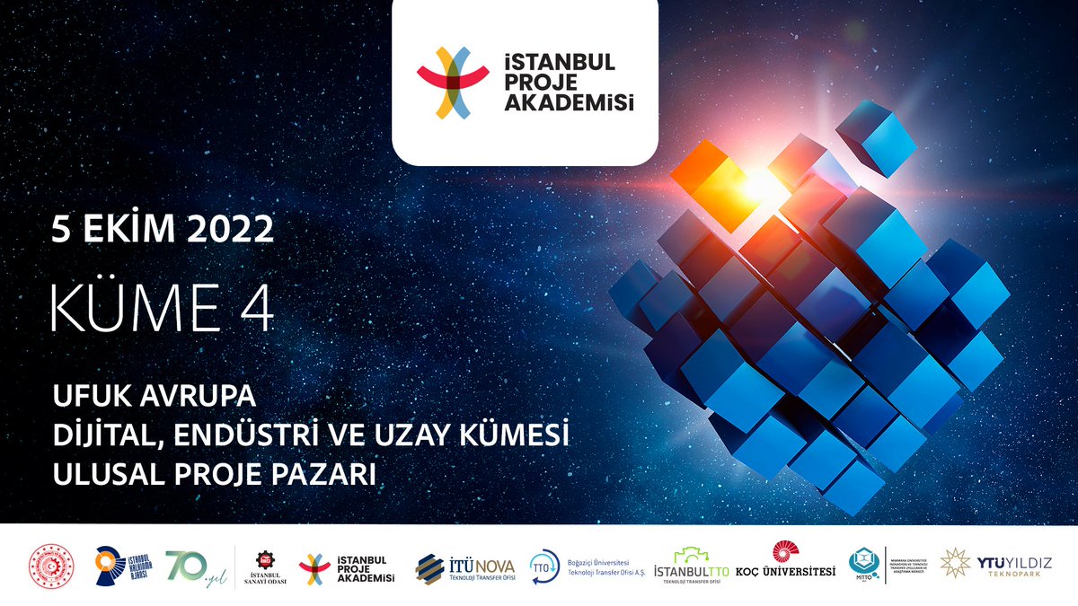 Avrupa Birliği'nin en büyük AR-GE ve inovasyon
finansman kaynağı olan Ufuk Avrupa programı ve çağrıları hakkında bilgi sunmak, ulusal düzeyde konsorsiyum oluşturmayı kolaylaştırmak ve etkileşimi arttırmak amacıyla, 5 Ekim 2022, Çarşamba günü gerçekleştirilecek.