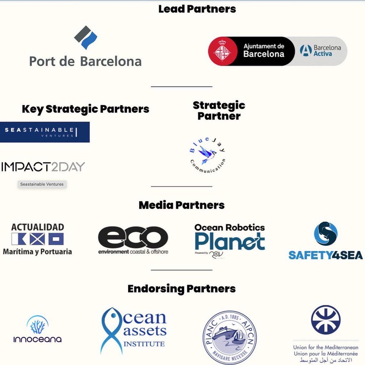 🌊 We’re going to the #SustainableOceanSummit (SOS) 2022 together next month in Barcelona! (Oct 17-18) 🏝This event connects industrial sectors and environmental organizations with investors to carry out #sustainable management and #conservation of marine resources.