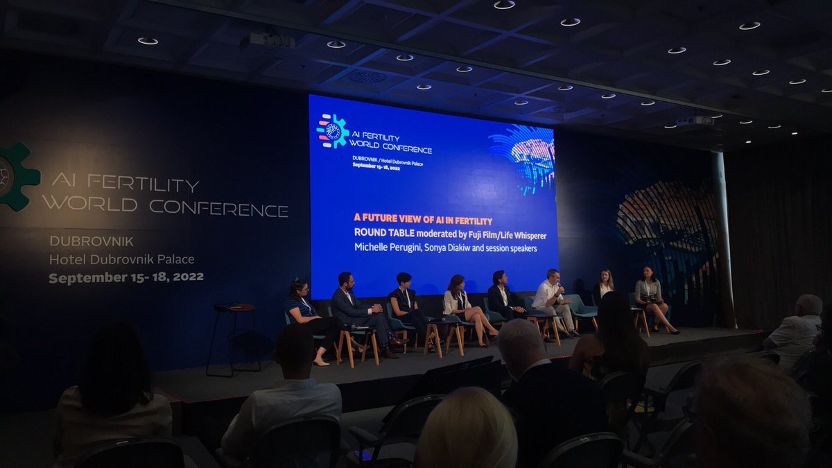 VerMarVida's tweet photo. It’s a pleasure to be in the First #AI #fertility World Conference AIFertility 
Discovering new innovative tools to improve the results and chances of pregnancy in our fertility patients. @AiFertility https://t.co/UVKYwbt7sN
