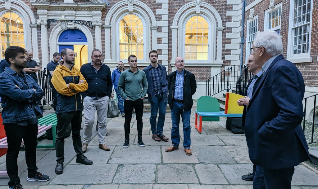 LyeThierry's tweet photo. It's not my first time visiting #Liverpool but the #architecture scene here is vibrant! Thanks @theBluecoat for hosting us for the evening. Loved the building tour led by the director Bryan and fellow @AustinSmithLord colleague Phil. Heard it's haunted 👻🫣❤️ https://t.co/obWwqgnjkV