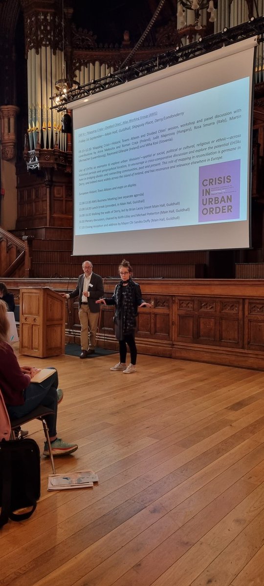 Irish Historic Towns Atlas (@ihta_ria) on Twitter photo Day four of #ICHT2022 in the beautiful Guild Hall <a href="/dcsdcouncil/">Derry Strabane Cncl</a> in Derry/Londonderry for the Atlas Working Group 'Mapping Crisis - divided cities' with our colleagues from Poland, Hungary, Italy and Luxembourg Day four of #ICHT2022 in the beautiful Guild Hall <a href="/dcsdcouncil/">Derry Strabane Cncl</a> in Derry/Londonderry for the Atlas Working Group 'Mapping Crisis - divided cities' with our colleagues from Poland, Hungary, Italy and Luxembourg