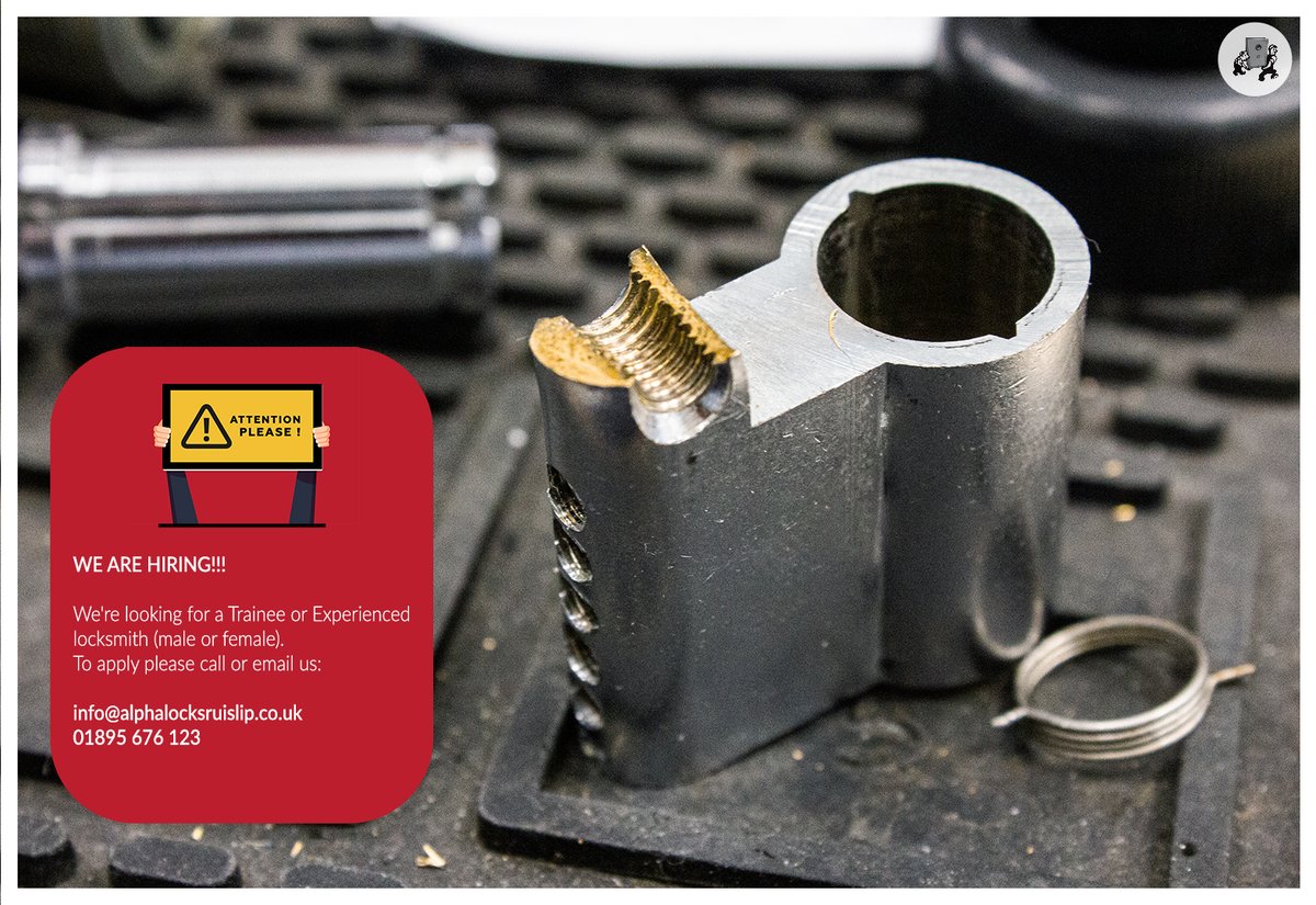 alphalocksrslip's tweet photo. #HappyFriday 👋🥳👍
⚠️ WE'RE HIRING!!! ⚠️
➡️ We're looking for a Trainee or Experienced locksmith 
👉 To apply please call or email us today:
https://t.co/5BJzL2opZB | 📲 01895 676 123
#alphalocksruislip #locksmith #contractors https://t.co/m0wIkf5k9w