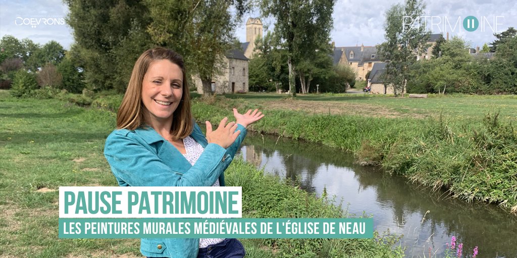 lescoevrons's tweet photo. Le service #patrimoine de @lescoevrons vous propose de découvrir les superbes peintures murales médiévales de l'église de #Neau. Connaissez-vous leur histoire ? Pour aller plus loin, consultez les brochures du Pays d'art et d'histoire Coëvrons-Mayenne : https://t.co/fMnHwqa77c https://t.co/atDPNoAXgK