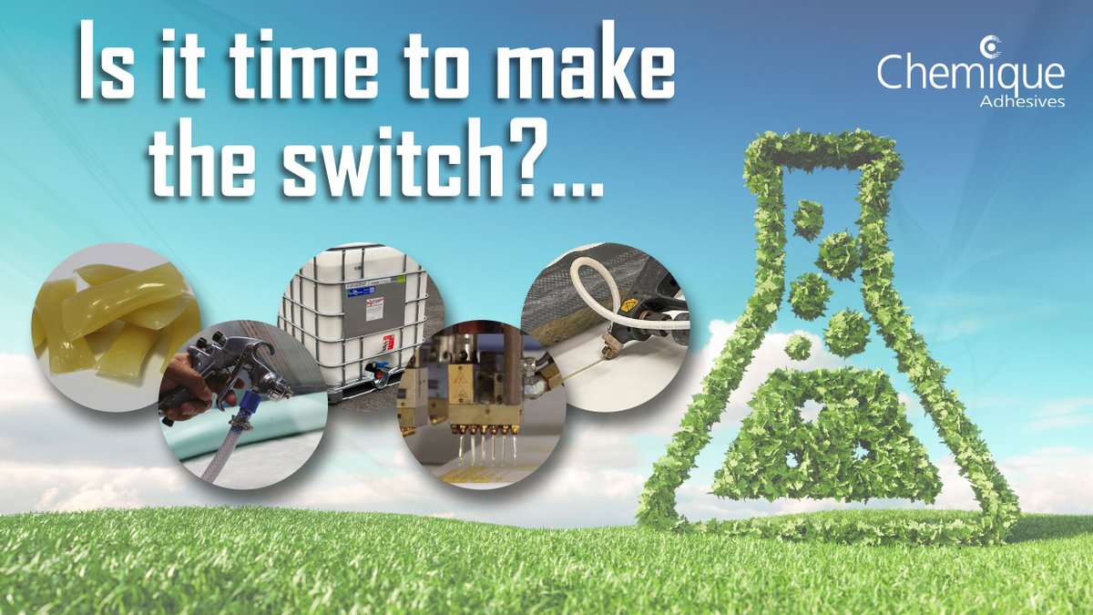 Let us assist you in making the switch to one of our water-based or hot melt alternatives.

We can:
🔹 Review your existing bonding process
🔹 Recommended a safer adhesive
🔹 Offer comparative testing
🔹 Conduct on-site demonstrations &amp; trials

bit.ly/3qzw40p
#adhesives
