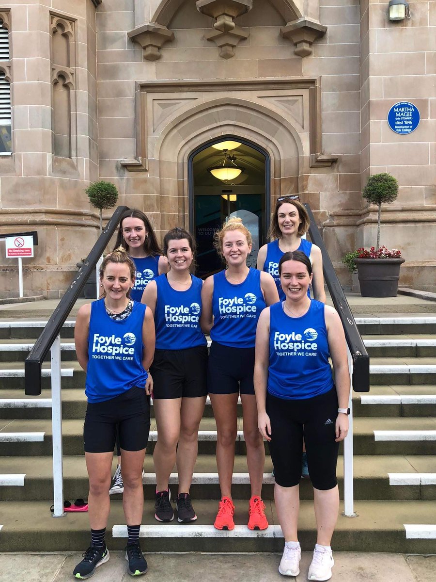 GEM derry runners on the final countdown to the Belfast Half Marathon!! With over £700 raised for <a href="/FoyleHospice/">Foyle Hospice</a> I hope we are still as happy at the finish line😁 <a href="/UlsterUniMed/">School of Medicine | Ulster University</a>