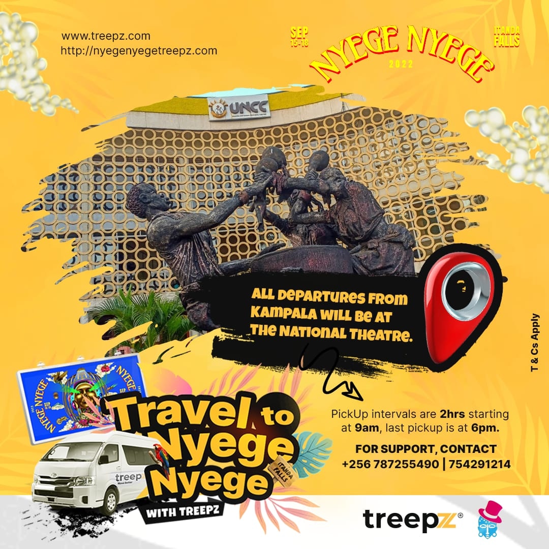 okwii_herbert's tweet photo. Save yourself from the hustle and high fare prices and travel to #NyegeNyege22 at only 40,000 Ugandan shillings with @TreepzUg 

☎️Book now: +256754291214 or +256787255490

#MoveBetterWithTreepz
#NyegeNyegeTreepz https://t.co/ivKbQiFDLh