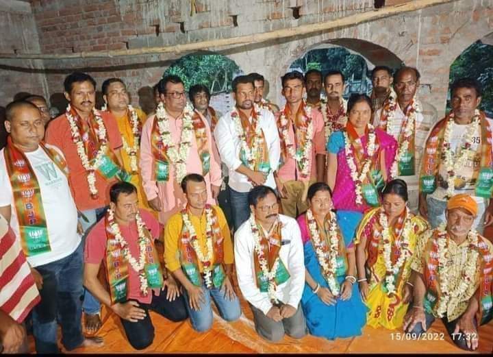 BJP clean sweeps 16 out of 18 seats in Brahmanagar cooperative election of Krishnanagar South in West Bengal.