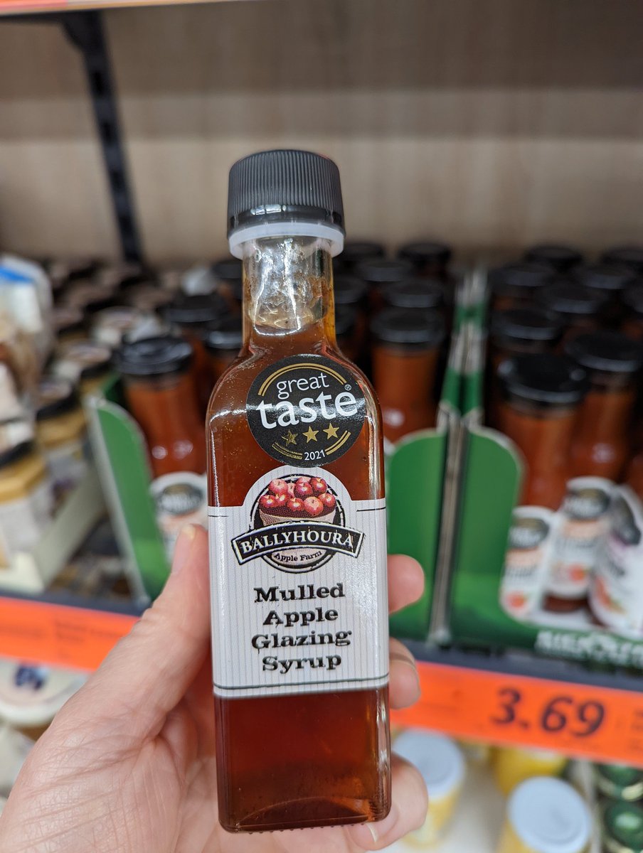 ballyhouraapple's tweet photo. Our 3 star award-winning Mulled Apple Glazing Syrup is now available in @lidl_ireland stores nationwide for the next two weeks as part of their fantastic #KickstartProgramme 

Pop into your local store this weekend to check it out!🍀 #madeinlimerick https://t.co/cdjbu8mUVK