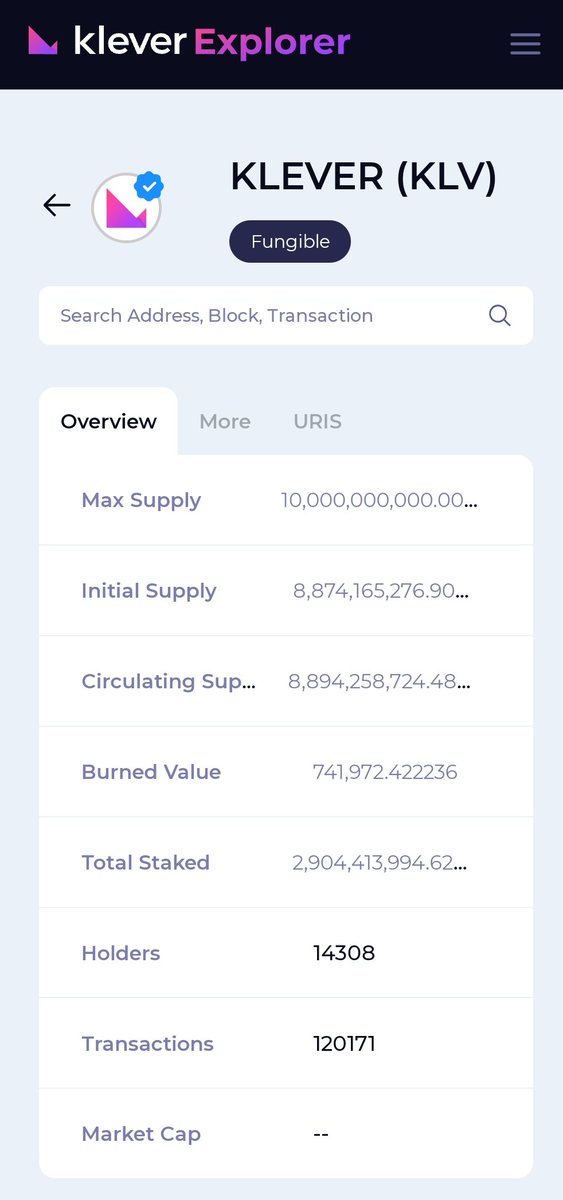 KSalavakumar's tweet photo. #KleverScan
💰Total Accounts 17,703
💰Total Transactions 196,927
💰Total Staked $KLV 2,904,413,994
💰Total Staked $KFI 1,785,346
💰Total Burn #KLV 741,972
👉https://t.co/HHWHH1qyYP👈
#KleverChain #Klever #KleverExplorer https://t.co/r9eq3z9BbK