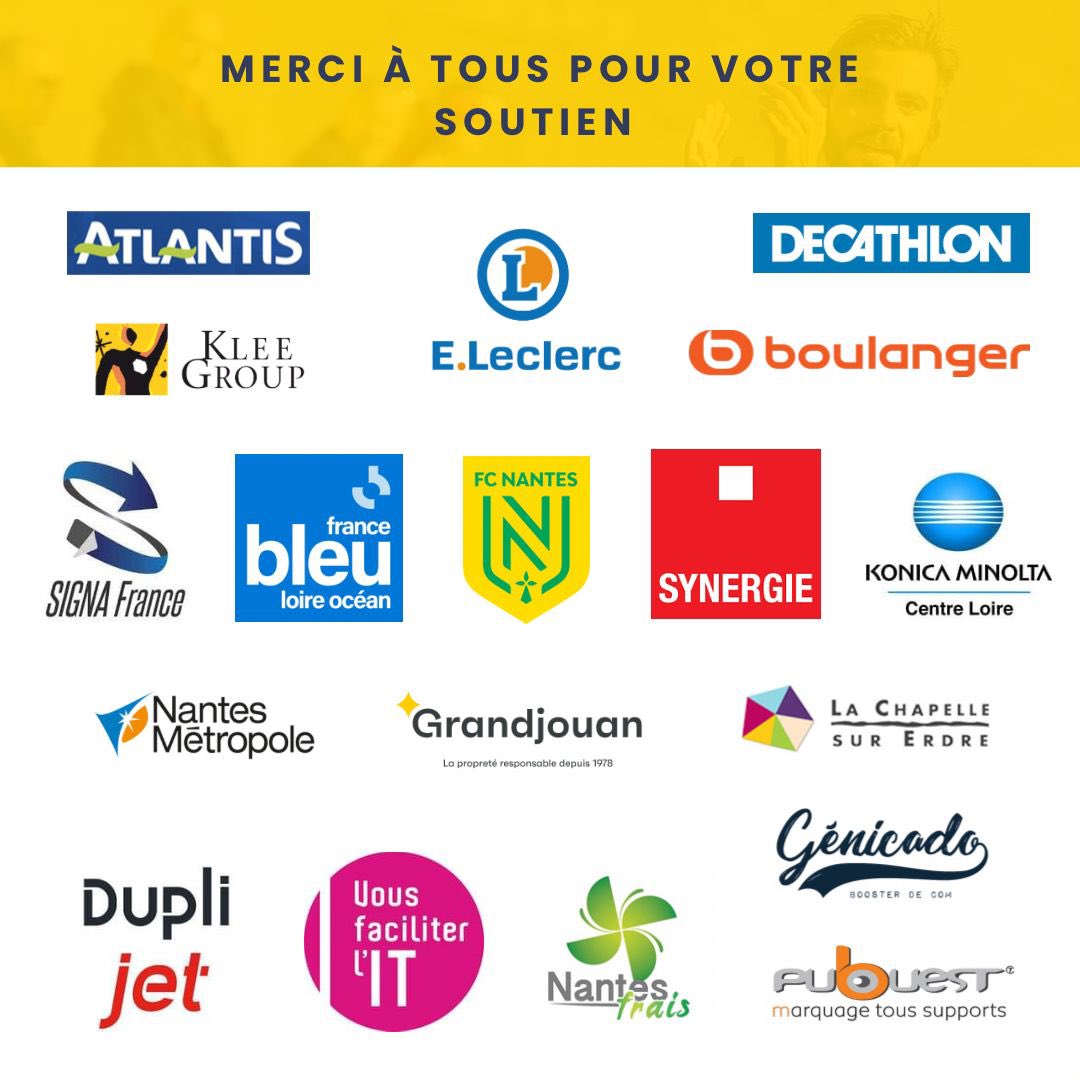 Ils accompagnent le mouvement et rendent cet événement possible 🙏 MERCI 
<a href="/FCNantes/">FC Nantes</a> <a href="/NantesMetropole/">Nantes Métropole</a> <a href="/nantesfr/">Ville de Nantes</a> <a href="/lcse44240/">La Chapelle/Erdre</a> <a href="/CHUnantes/">CHU de Nantes</a> #ladag #ladag2022 #nantes #lemouvementcestlavie #dag