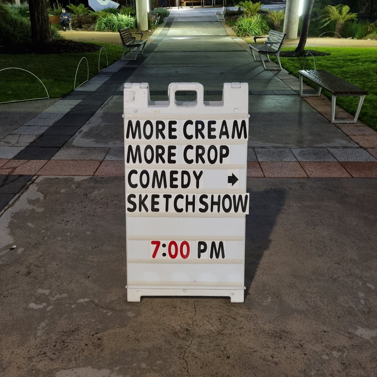 Best of luck to everyone tonight! And congratulations to all our brave student actors