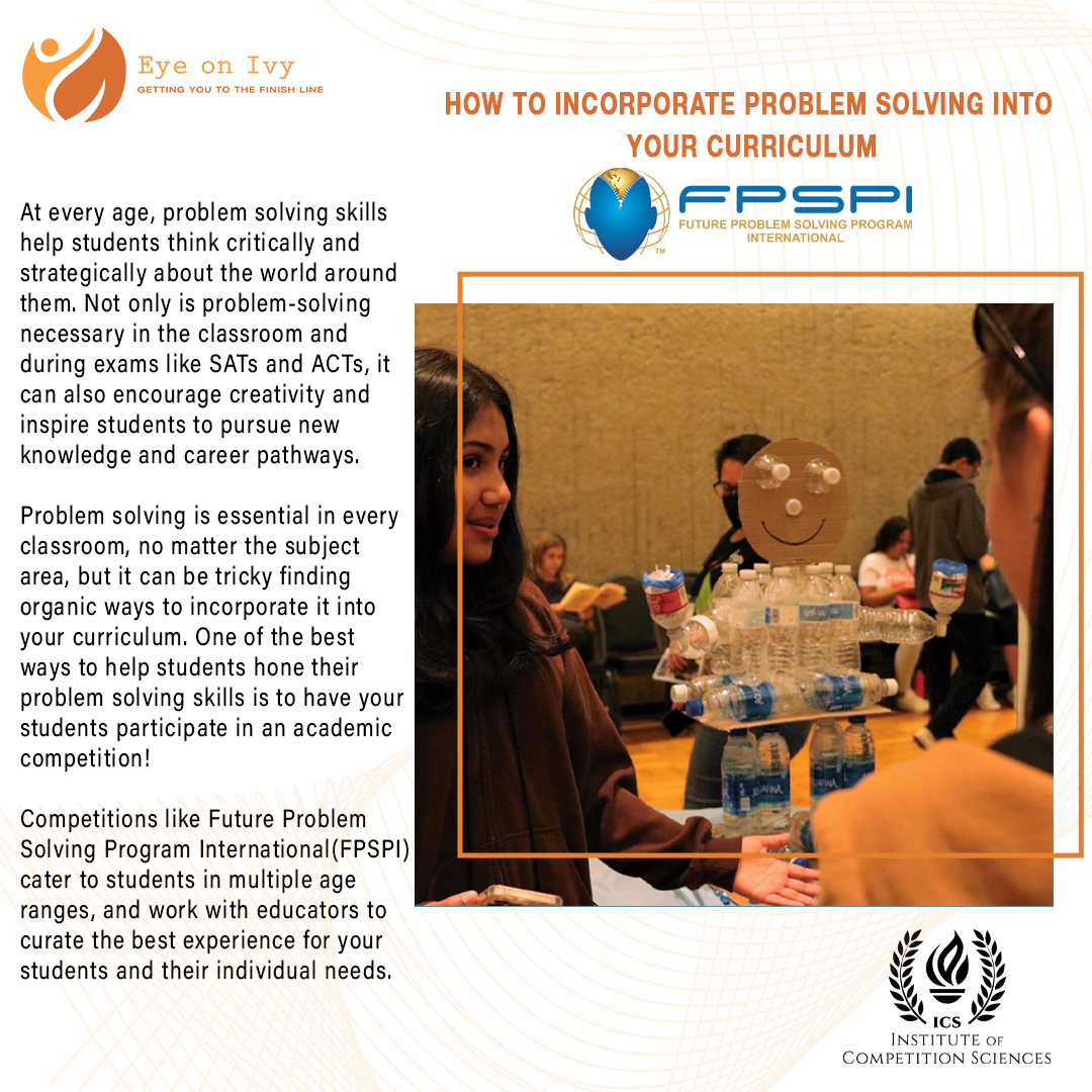 EyeOnIvy1's tweet image. Want to learn more about how you can get your students involved in FPSPI? Check out the benefits of the program and get started this school year.

competitionsciences.org/2022/08/25/how…

#fpspi #contest #competition #global #pakistani #international #conference #students #ib #collegecounseling