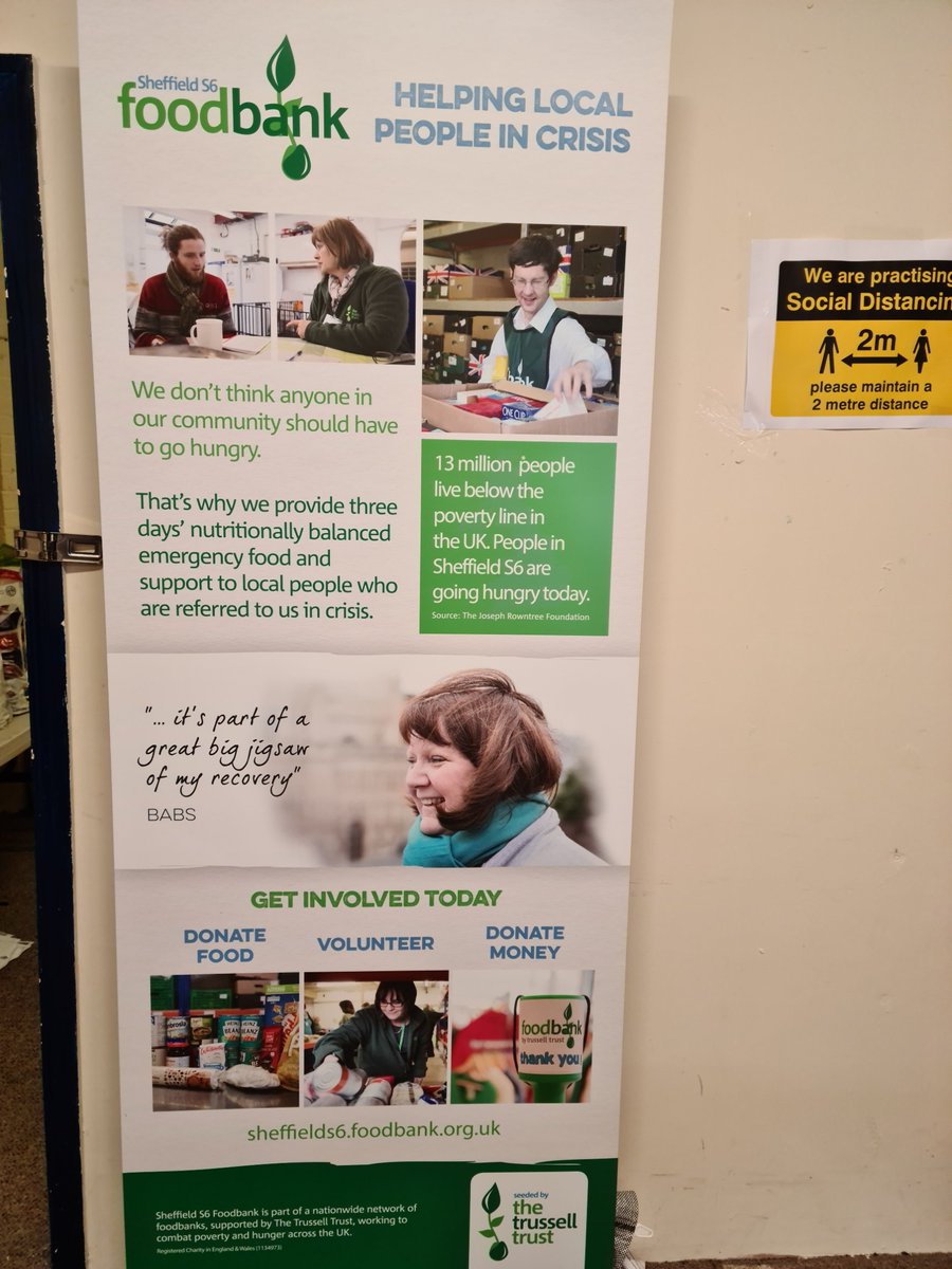 Hunger drives people to access a #foodbank, but often that isn't the underlying issue. Our guests have difficulties with their health, benefits, housing, access to employment, and debt. We support our guests with all of these issues. #MoreThanFood @TrussellTrust