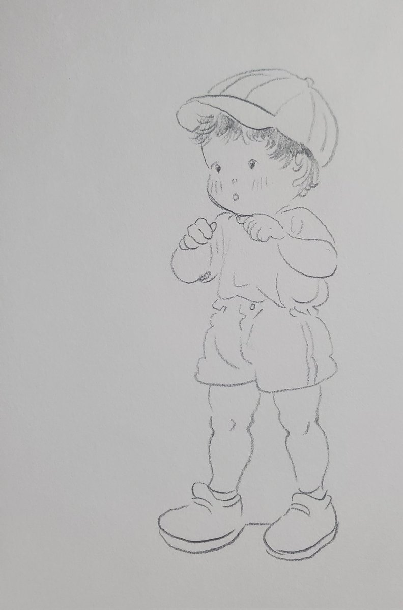 鉛筆ラフらくがき 