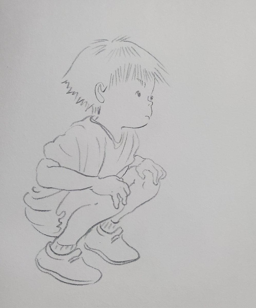 鉛筆ラフらくがき 