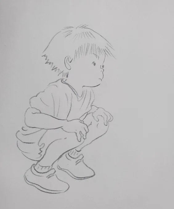 鉛筆ラフらくがき 