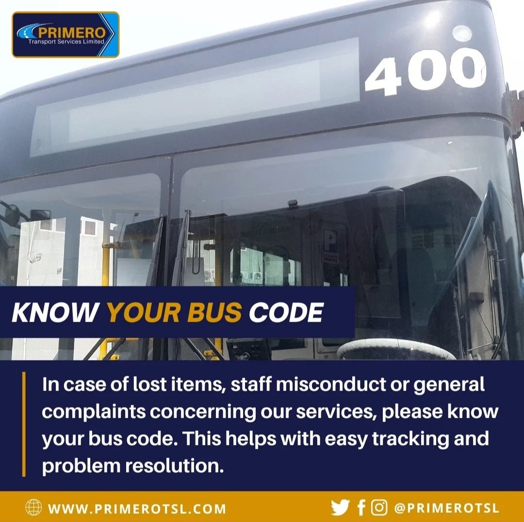 PrimeroTSL's tweet image. Know your bus code.

#primerotsl #buscode #itsgoodtoknow