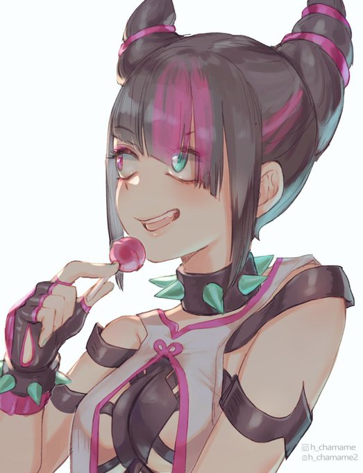 #格ゲーキャラ描こうぜ 
ジュリ🕷️🕸️ 