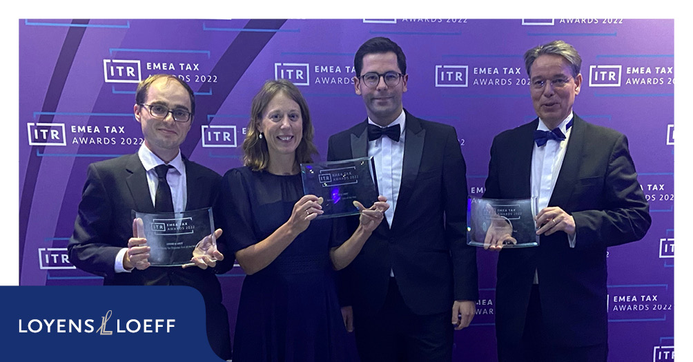 We are proud to announce that Loyens & Loeff has won three 2022 ITR EMEA Tax Awards. ITR World Tax also ranked the tax expertise of our firm in several areas as top-tier in their World Tax 2023 edition. Read more: lawand.tax/3S8RGfZ #itrtaxawards #worldtax2023