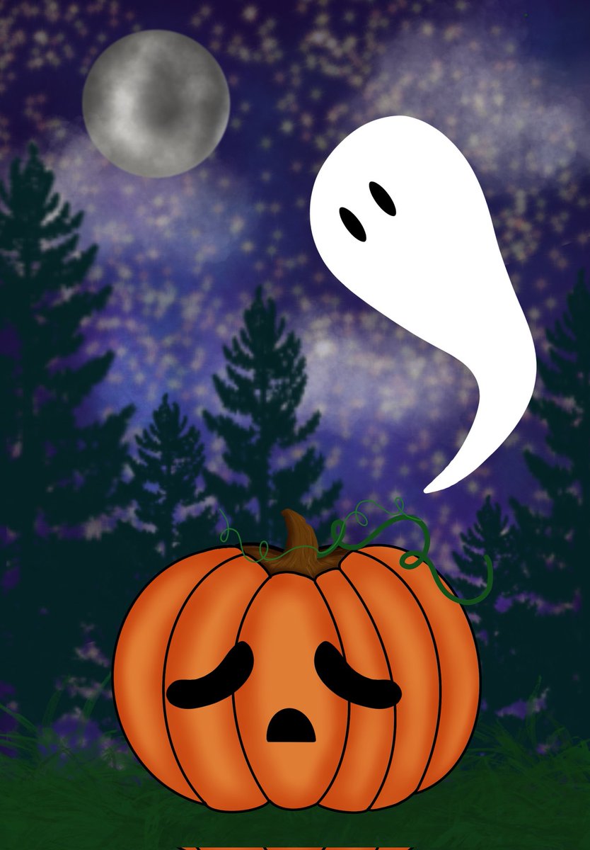 sad late night doodles on the iPad 😴