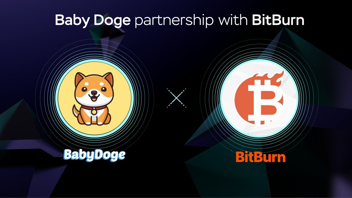 📣 <a href="/BitBurnOfficial/">BitBurns</a> has announced that a new partnership with @BabyDogeCoin

⚡ BabyDoge and BitBurn are partnering to bring our community rewards via farming on the all new BabyDogeSwap!