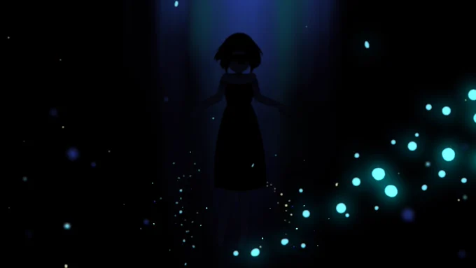みかげ日記のMVは、みかげの心の中をイメージした海の底を描きました 水族館の大きな水槽のような青色を思い出しながら作りました 音源も幻影EPからアレンジしてます 