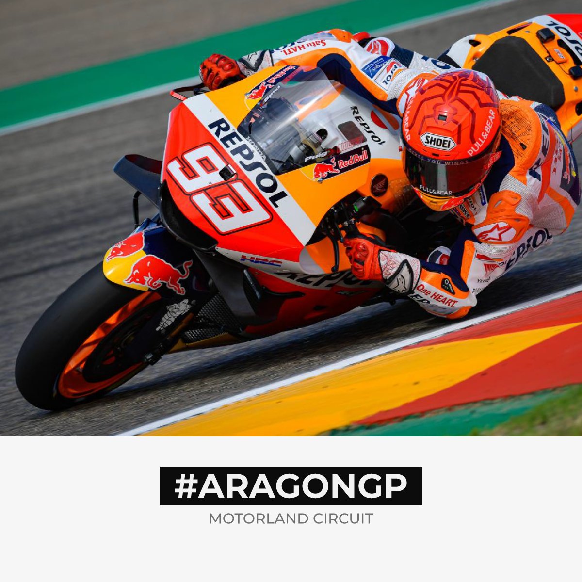 GPracingapparel's tweet photo. Are you ready for Aragón weekend? 🔥
Good luck to our champ @marcmarquez93 ❤️
#motogp #racing #gpracingapparel #AragonGP #marcisback #goodluck #aragonweekend https://t.co/MAfnRD5QWK