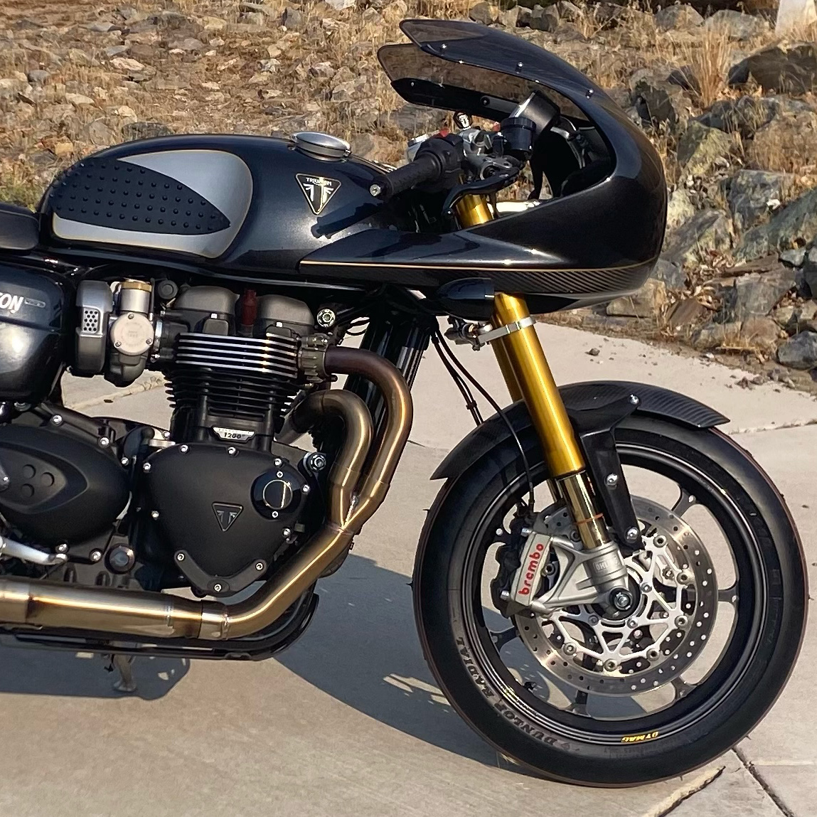 bikehps's tweet photo. Thanks to #BikeHPS customer William M. for this photo of Dymag #UP7X lightweight wheels looking great on his #TriumphThruxton1200
Check out Dymag Wheels for your bike at… https://t.co/TBH9rMEI3c⠀
⠀
#TriumphThruxton #TriumphThruxtonTFC #Thruxton1200 #ThruxtonTFC #1200Thruxton https://t.co/LvEOTndU7K