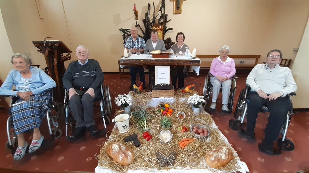 Harvest Thanksgiving celebrations in St. Vincent's CNU, Mountmellick.