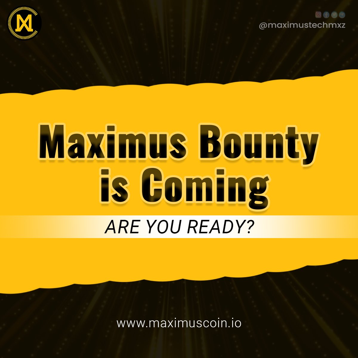 maximustechmxz's tweet photo. Are you ready ?
Maximus #Bounty is coming
#maximustech #mxz #decentralizedcloudstorage #web3 #cryptocommunity #blockchain #decentralizationisthesolution #cryptocurrency #bounty #campaigns #campaignmarketing #campaignstrategy https://t.co/E0tZfKckPz