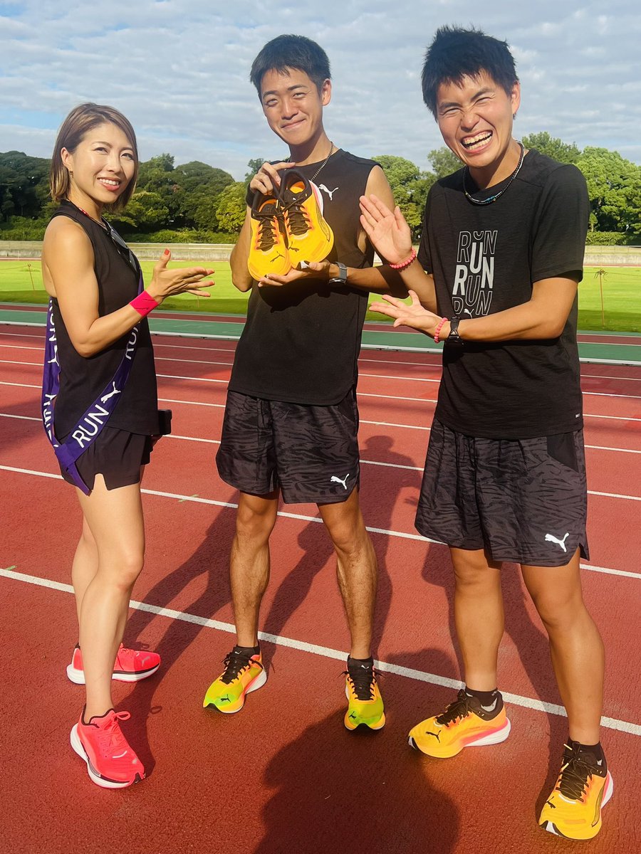 sui_sing_run's tweet photo. 村山謙太選手 Mさん
顔から滲み出ている優しさ

PUMAからの新作
DEVAITE NITRO 2を
履いてみんなでリレー

市民ランナーも活用できる
ストレッチなども
教えてもらったので
動画をお楽しみに✨

✊✊✊股関節✊✊✊ https://t.co/yqlMdHVZwO