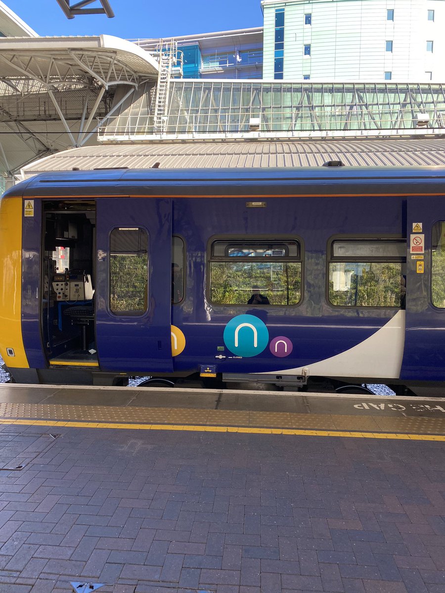 markusjoha's tweet image. Just landed in Manchester on my way to #codecabin!! Nice to see that they have branded the trains with #umbraco swag. To bad they put the logo upside down 🤔 #cc22 #umbraco
