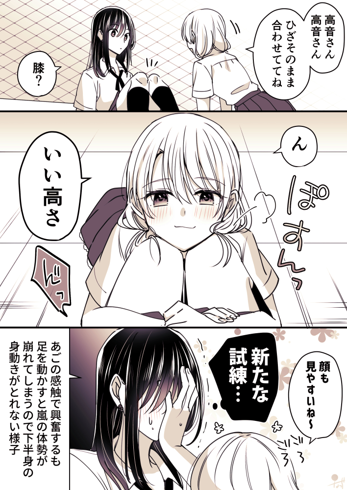 いろんなくっつき方をしたい
#高音さんと嵐ちゃん
#創作百合 