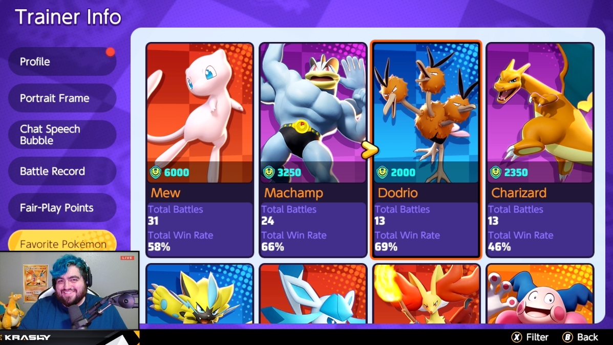 Krashy's tweet image. Nice #PokemonUNITE #Dodrio