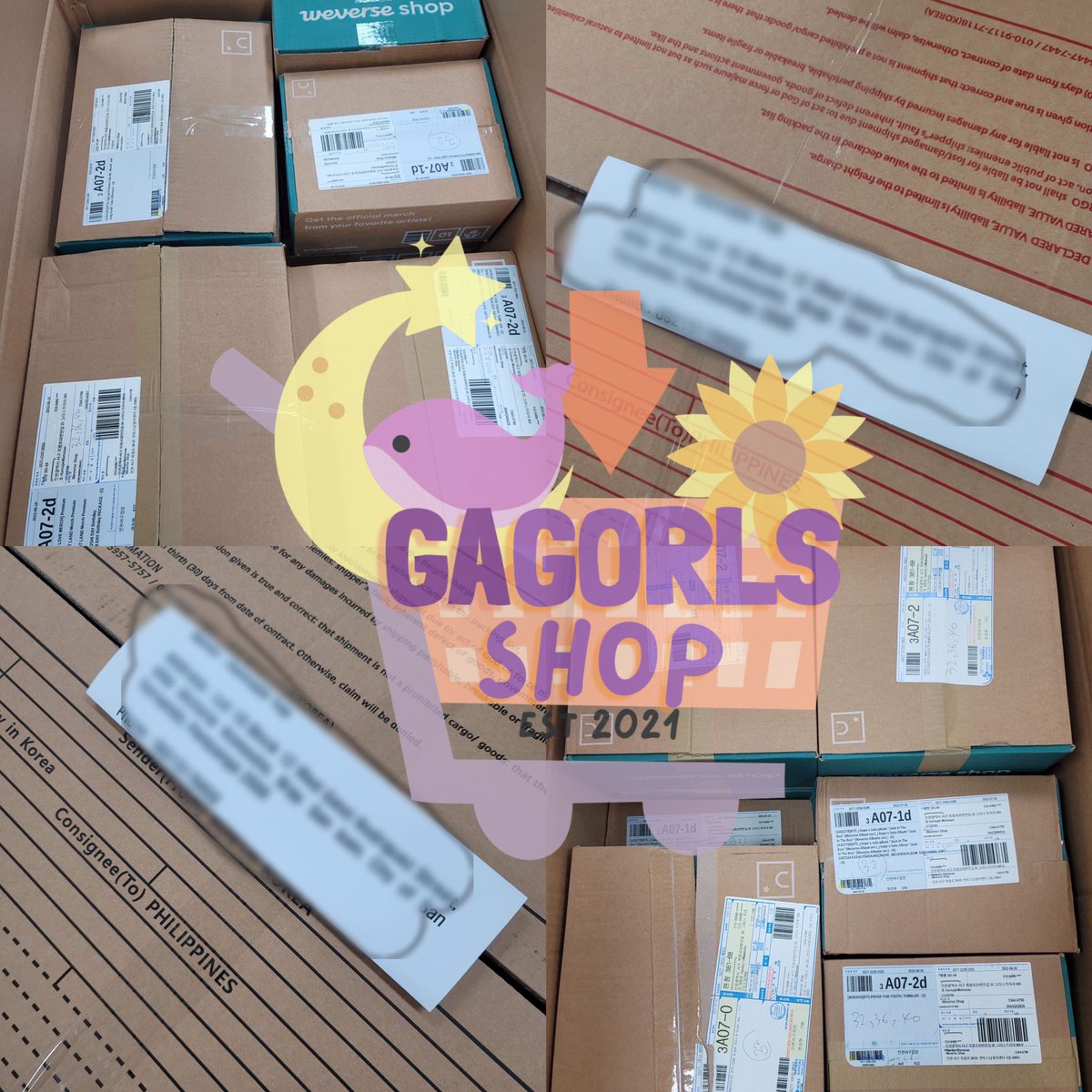 GAgorlsshop's tweet photo. Hello Bbs! 💜

Na ship na po last Sept. 9 yung mga merch. Will update ulit once nasa PH na. If may questions pa po kayo pa up na lang sa dm 🫶🏻

#GGS_Updates 🚨 
#GGS_Budols_OTW 🚚

Thank you bbs! 💜
- 🛒🐳🌟🌙🌻💎 https://t.co/lQSkUzJ1V1