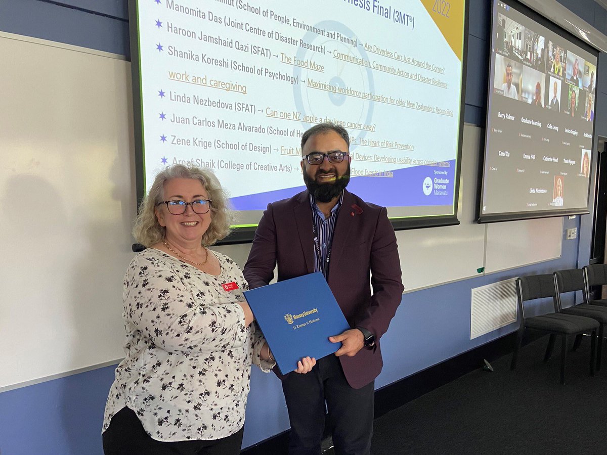3MT 2022 was a great success! Congrats to our winners! <a href="/MasseyUni/">Massey University</a> <a href="/GrsMassey/">GRS MasseyUniversity</a>