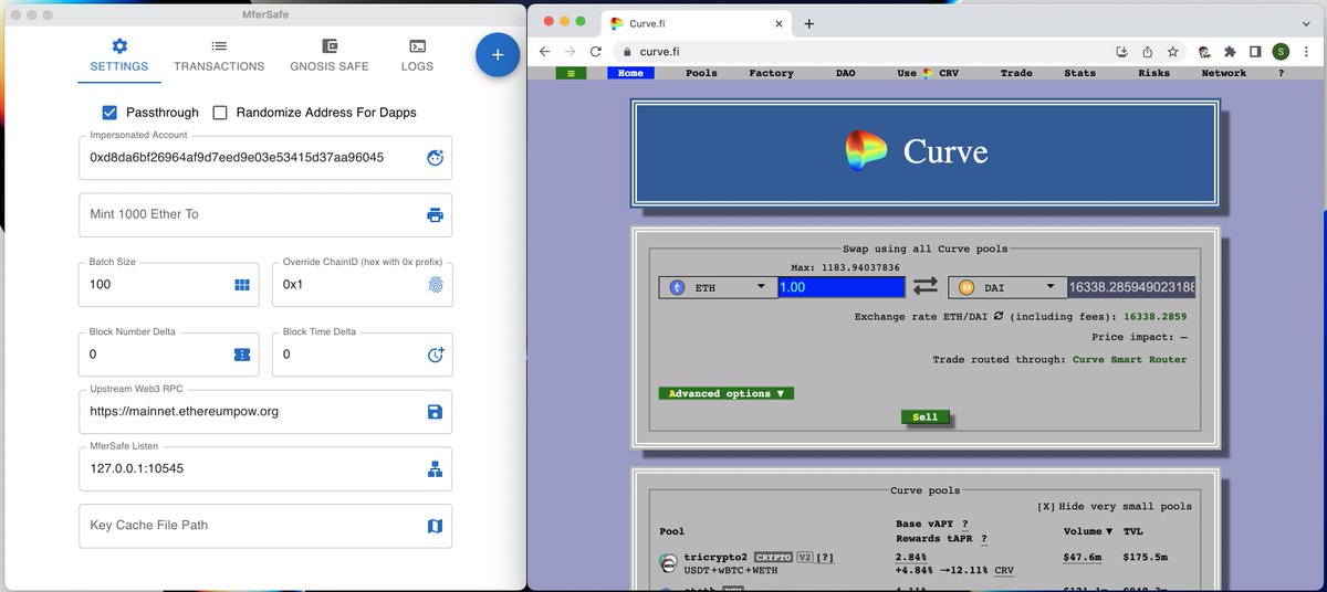 outoflegend's tweet image. @punk3155
&apos;s idea has been implemented.
It&apos;s yesterday once more.
Using all pre-merge dapps on their own front end with ETHW, simply override the chain id.