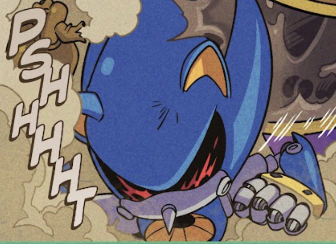 Metal Sonic in IDW Issue 52
#Sonic #MetalSonic