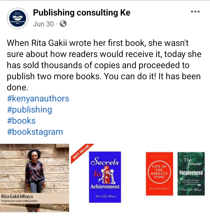 RitaMbaya's tweet photo. When you believe in your dream,the universe conspires with you to make it happen!
It's a weekend, which one of these would you love to read and be inspired some?
#ItsAllThanksToGod
#InspirationGalore
#dreamsComeTrue https://t.co/lX3vnxdcV4