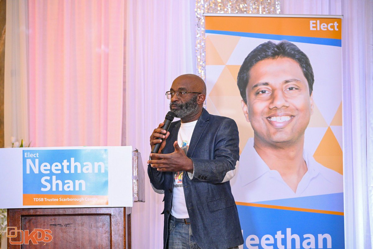 NeethanShan's tweet photo. My heartfelt thanks to about 150 supporters who packed the Queen Palace Banquet Hall today for my #TDSB Trustee campaign launch! Greatly appreciate all of your trust, confidence and support! #ScarbTO #TeamNeethan https://t.co/ZbyuWqXE9F