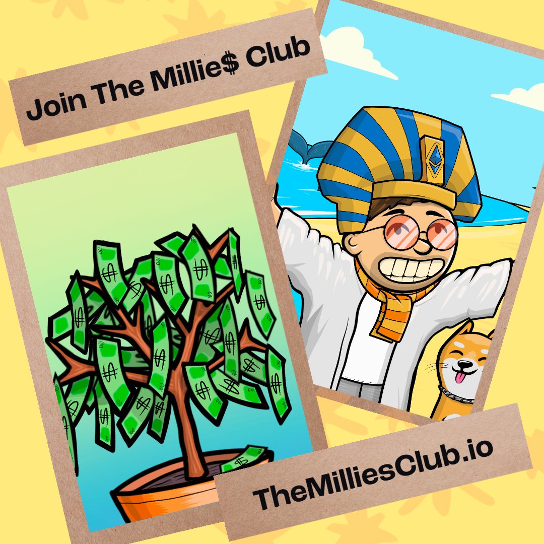 CacheVibez's tweet photo. Wish you were here! ✈️🌍⛴️ 🌴

You can be. 
Click. 
Join us in Discord. 
Come see what it takes to be part of
The Millie$ Club!

https://t.co/kxVFd5V3uS

#NFTS #Ethereum #NFTCollection
#NFTCommunity #NFTArtist https://t.co/RoY1oHFB1O