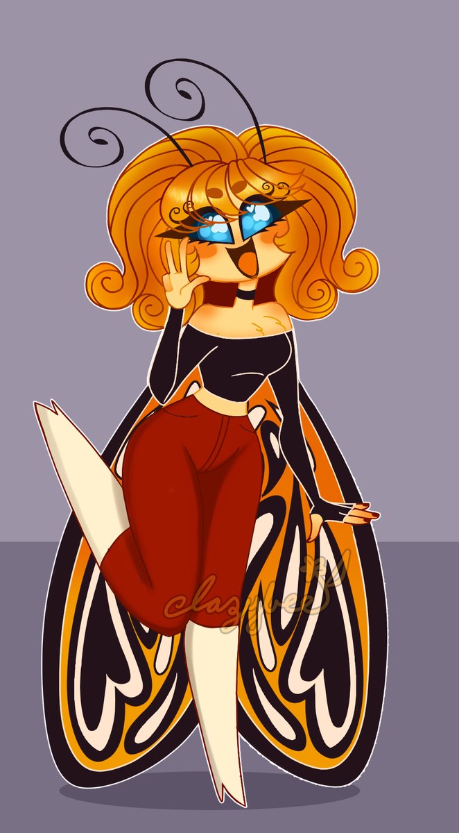 lazybee_art's tweet image. ✨🦋Miss Honeysuckle🧡✨
Butterfly gal adoptable for $70~ 
DM me if interested~ 

#adoptable #adoptables #lazybeeart #myart #characterdesign #OC #digitalart #art #HHOC #Butterfly #buggy
