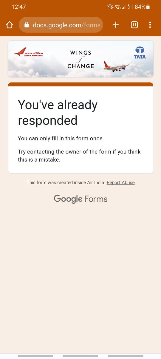 Mayank_Raval's tweet photo. @airindiain I've already submitted the form. Just I was not able to upload any documents to it. https://t.co/bZhpVAM4lj