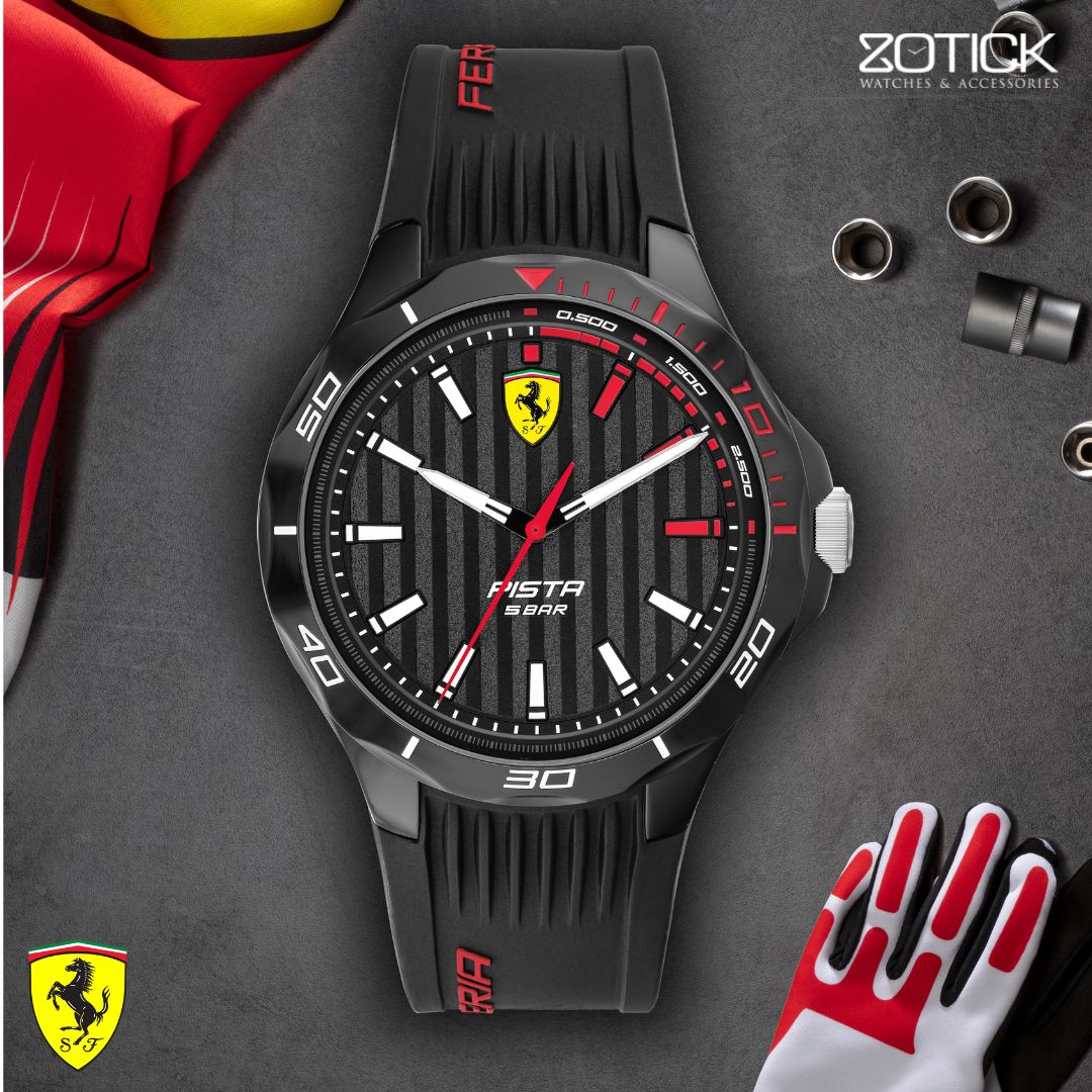 Zotick_Official's tweet photo. A timepiece for those who flourish in the fast lane of life.

#Ferrari #TimeForSpeed #Watch #Watches #WatchesOfInstagram #WatchOfTheDay #WOTD #WatchCollector #TimePiece #LuxuryWatch #InstaWatch https://t.co/3XSLynkZwO