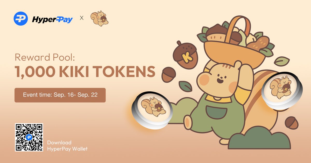 Hpx_Official's tweet photo. Nonstop HyperPay #Giveaway -@KiKi_Finance airdrop is live now 😍😍

Let's celebrate its launch of #ETH2.0  #EthereumMerge 🎉🎉

🏆 1,000 KIKI Tokens ($500)
⏲️End on Sep 22

✅Claim time: Sep 23-Sep 28 

Complete tasks in Gleam form to win!
https://t.co/TCIQXddwLu https://t.co/JXjCxYJVJv
