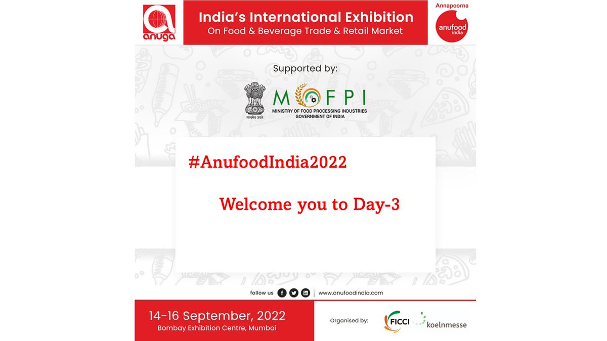 Annapoorna - ANUFOOD India tweet media