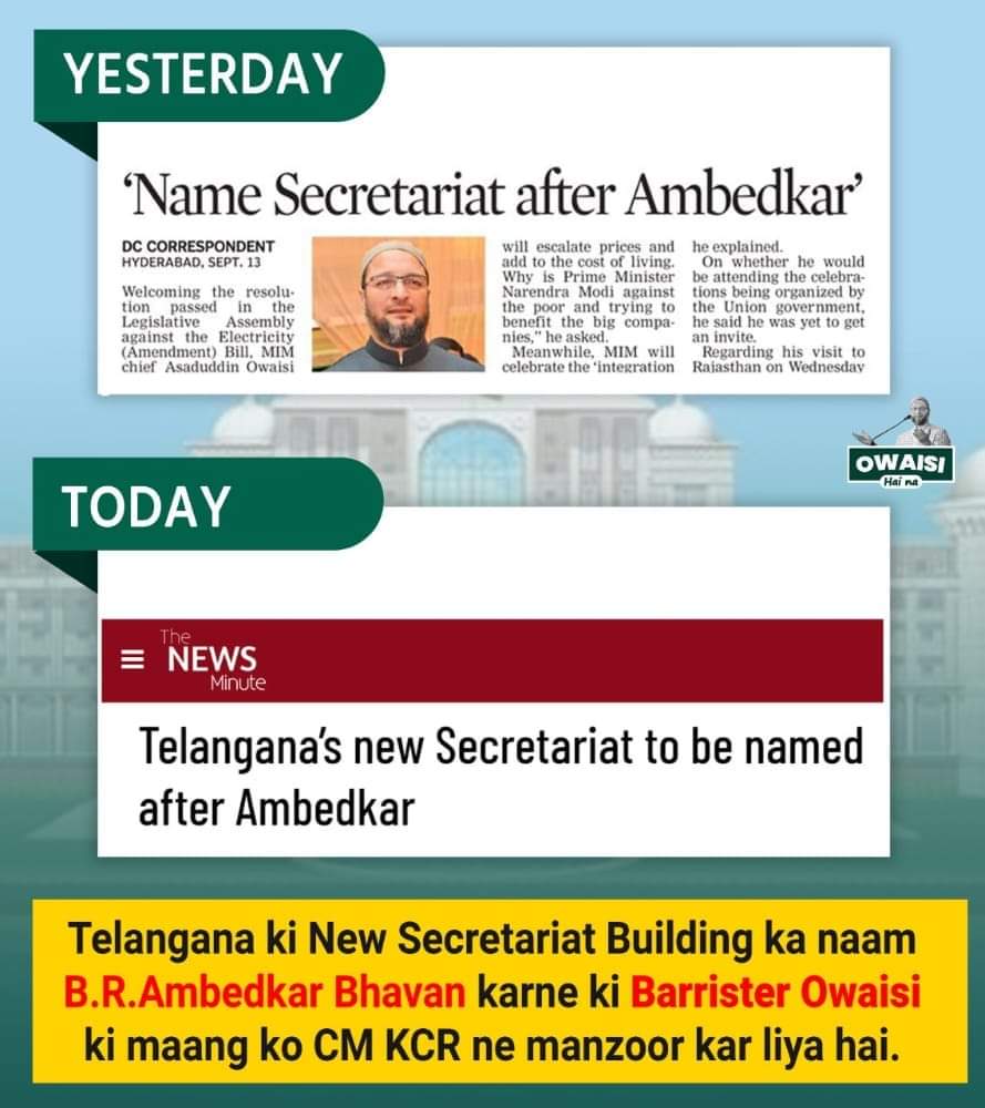 AIMIM_KLD_313's tweet photo. Power of @aimim_national
#aimim #mim #asaduddinowaisi #asadowaisi #owaisi #ambedkar #name #secretariatbuilding #CM #KCR https://t.co/4eG4LQyihe