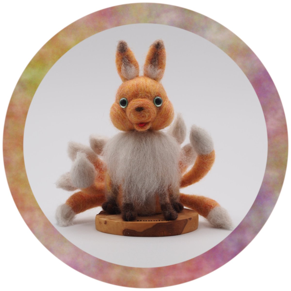 We're not done yet! Have you ever seen <a href="/c_bunnies/">C_Bunnies</a>? these are handmade masterpieces. If you are lucky enough to mint one with a golden border, I think they send you the actual felt creation?! The gorgeous fox drop is by far my favourite of their stuff so far. ♥️