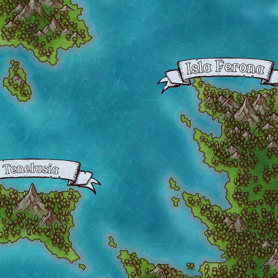 DHeyArt1's tweet photo. A tropical paradise and a menagery of the deadliest creatures alive (or undead). Hope you can swim.
New map, coming soon.
https://t.co/ebk56tBq9L
#dnd #pathfinder2e #dndmaps #cartography #ttrpg #mapmaking #regionmaps #dungeonmaster #worldbuilding https://t.co/9aOzisMIH0