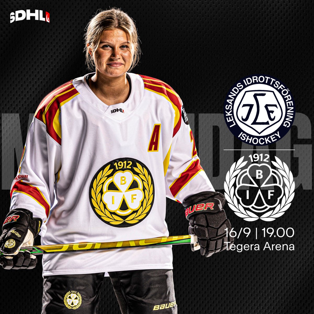 Brynas's tweet photo. Brynäsare, nu har vi kul tillsammans - säsongen 2022/23 är här!

Ikväll klockan 19.00 släpps pucken och SDHL-säsongen inleds när vi spelar borta mot Leksand. Nu åker vi!

🎟️ Vill du se oss på hemmais? Säkra ditt seriekort via https://t.co/yCYR4RMAYs. https://t.co/ATYoYNeg9r